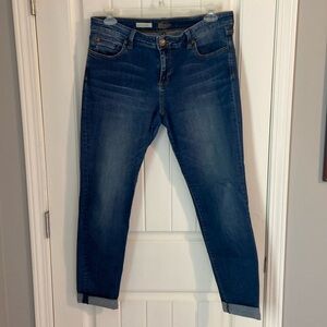 EUC Kut From the Kloth SZ 14 Toothpick Skinny medium wash jeans